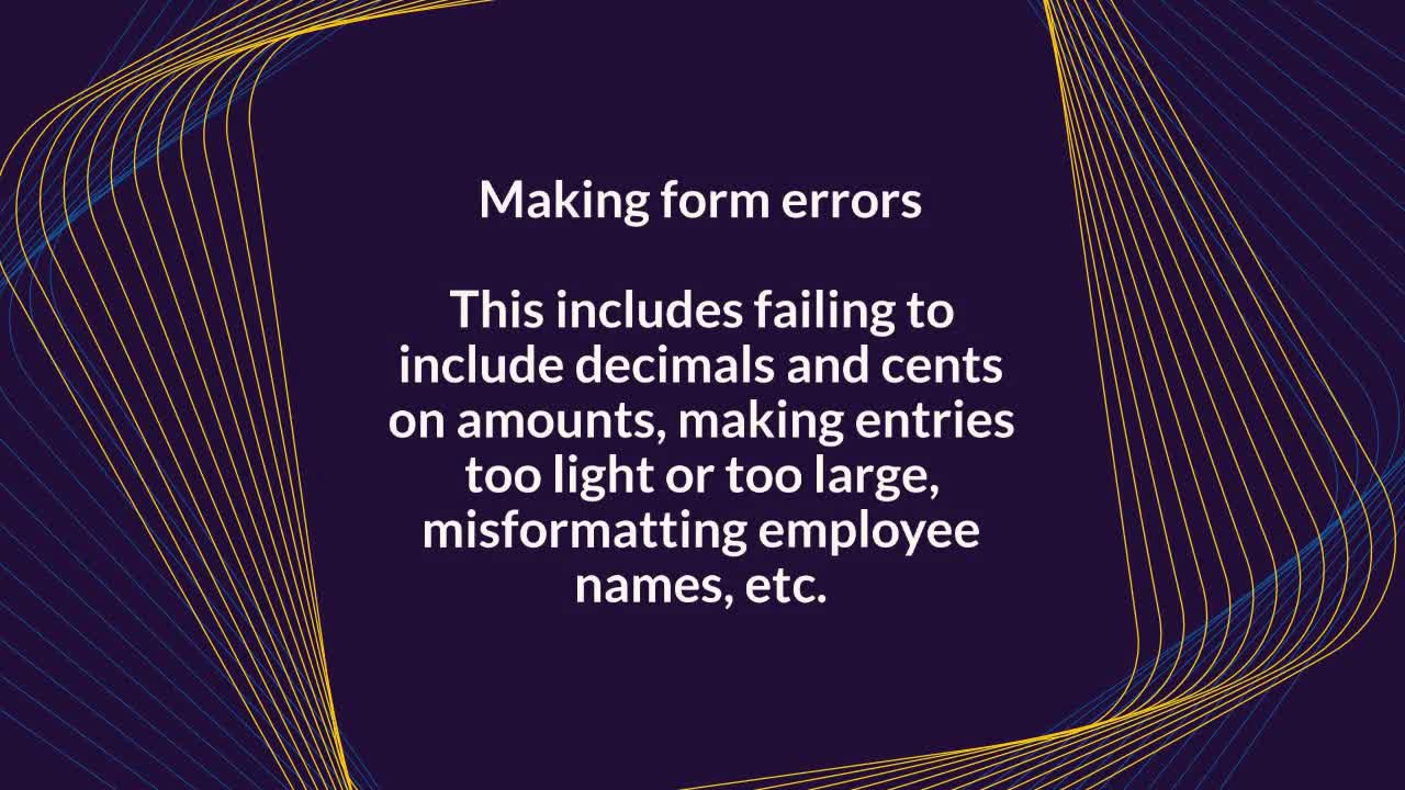 What are the common errors in Form 1099 NEC?