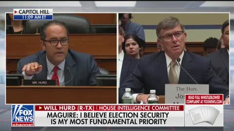 Hurd questions acting DNI in whistleblower hearing