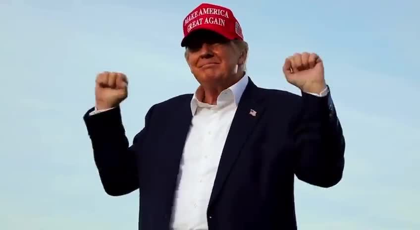 Pres. Donald Trump Dancing in Texas Rally