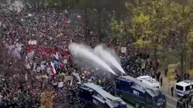 In Germany now Lockdown Protests. November 2020