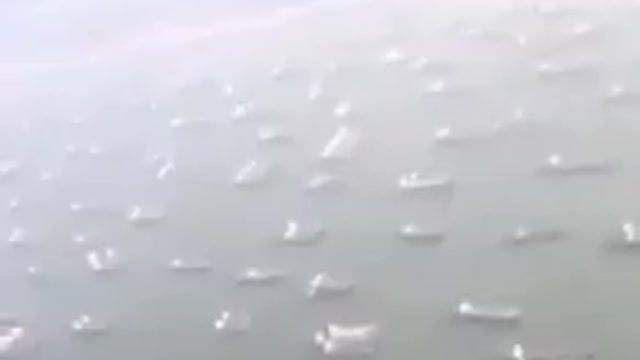 This is how many oil tankers are backed up near the port of Thackerville