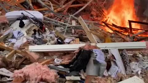 House Destroyed by Devastating Blast