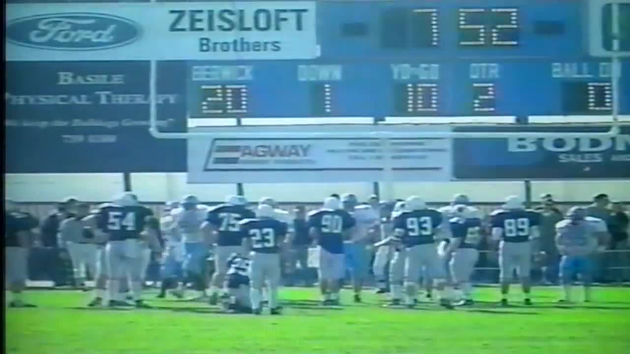 1998 - Berwick Bulldogs vs. Dallas Mountaineers - Jeff Marshman TD To Mike Conner