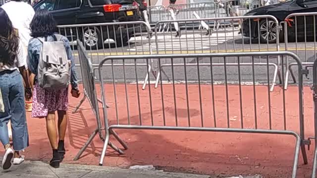 New York City getting ready for the Dominican parade 8/14/22.