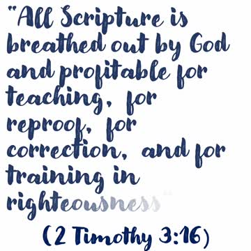 2 Timothy 3:16