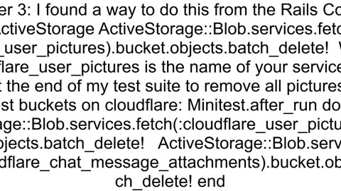 Cloudflare R2 Delete all objects from bucket