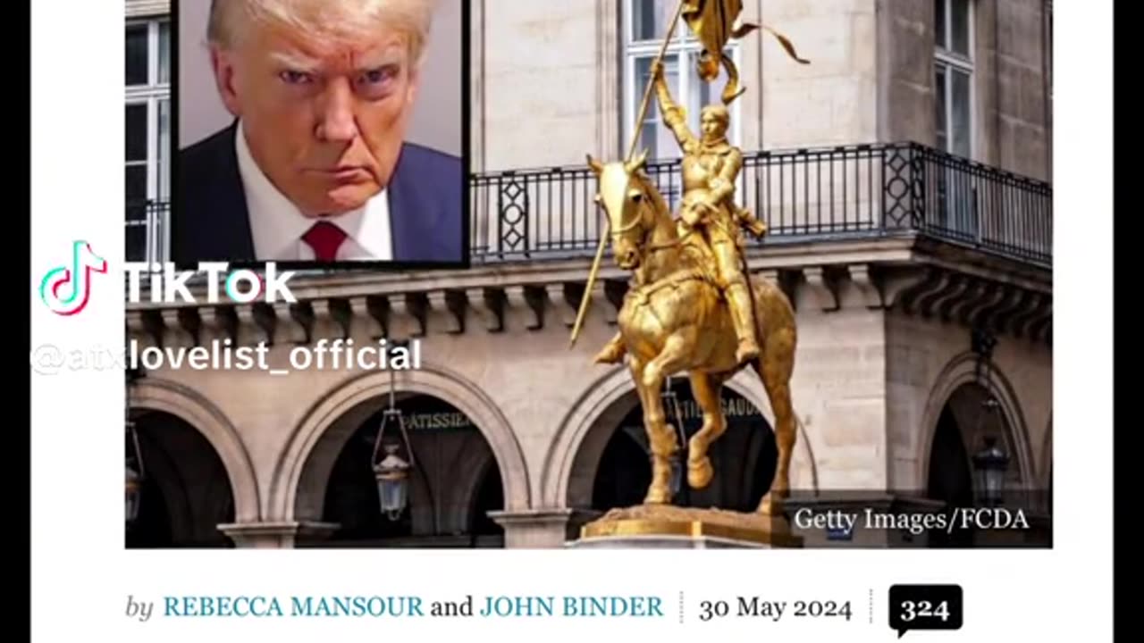 TRUMP FOUND GUILTY ON FEAST DAY OF JOAN OF ARC PATRON SAINT OF PRISONERS AND HERO OF PATRIOTS