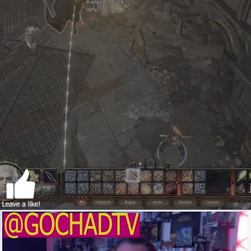 Dwarf be Flying Underdark Play #bg3 #gaming #baldur #baldursgate #twitch #short #shorts #fail