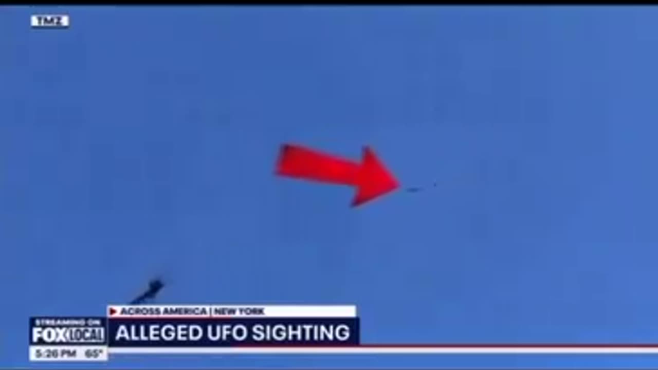 FOX News reporting yet another UFO sighting.