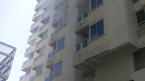 Conato de incendio en edificio de Bocagrande