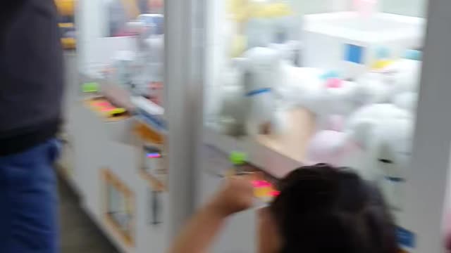 The result of the claw machine game is...