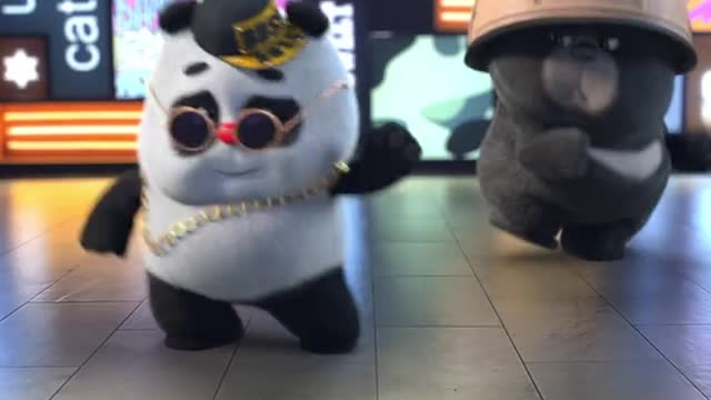 Long time no dance! Have a great weekend#panda funny anime