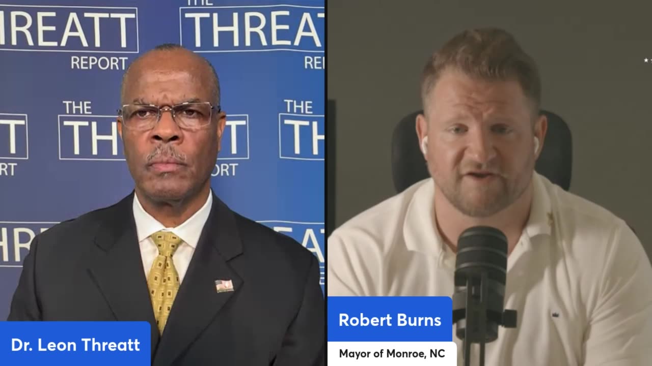 Threatt Report Guest Mayor Rob Burns of Monroe NC Pt 2