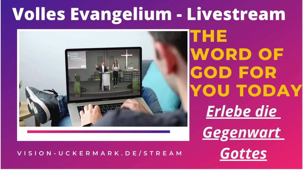 26. Juni 2022 Gottesdienst Cooperating With The Holy Ghost | Kooperieren mit dem Heiligen Geist