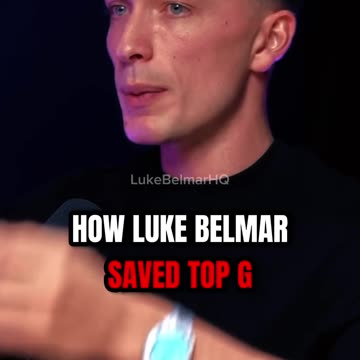 Luke Belmar’s RARE Andrew Tate Story