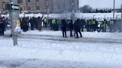 Ottawa Police Gassing Citizens