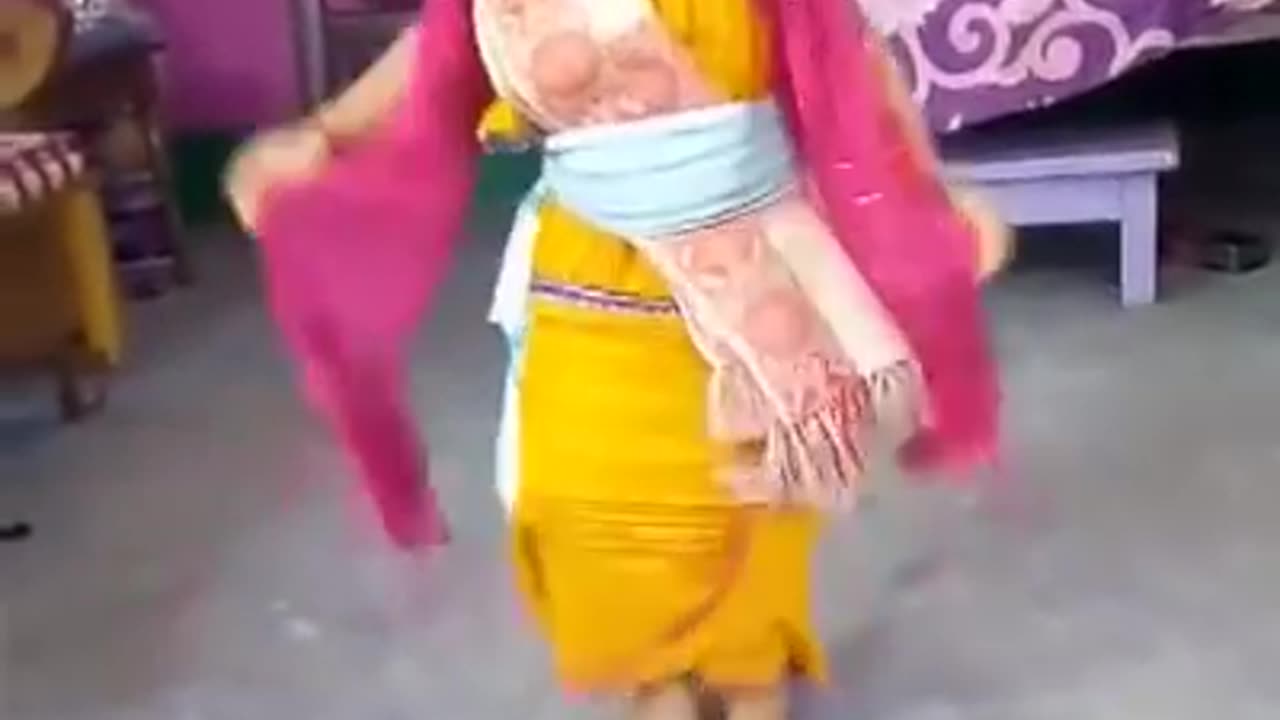 Cute baby dancing