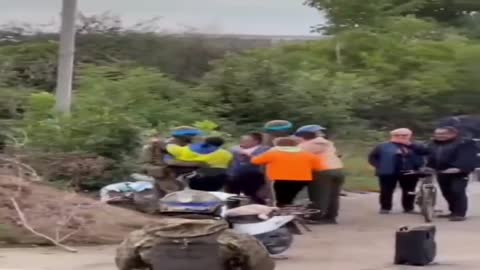 Flowers and tears of gratitude. It is difficult to imagine the feelings of these people who were u