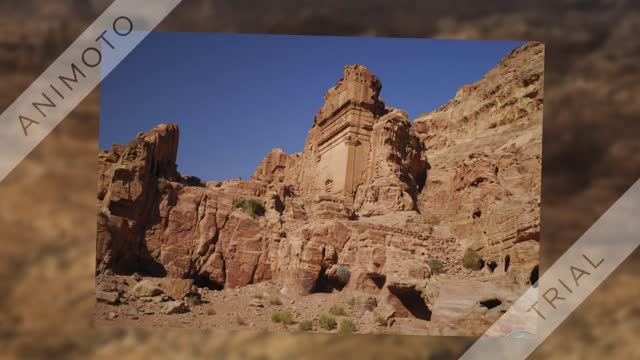 Desert View of Petra, Jordan - photographed by Dan Yeger