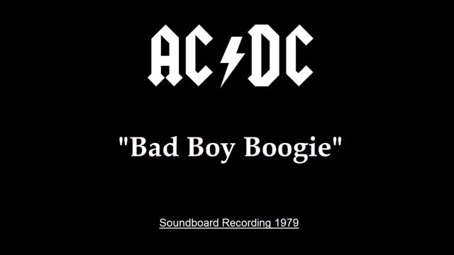 AC-DC - Bad Boy Boogie (Live in London, England 1979) Soundboard