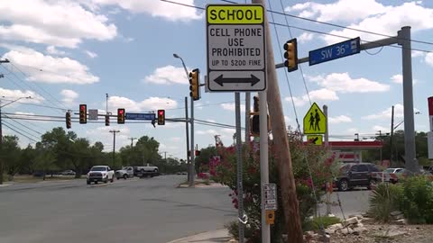 Historic old Highway 90 signs back on west side