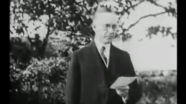 President Calvin Coolidge video/audio 1924