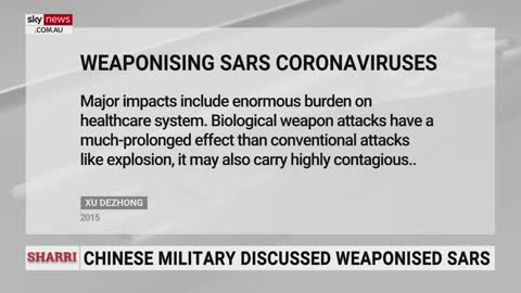 Chinese document discussing weaponising coronaviruses provides 'chilling' information