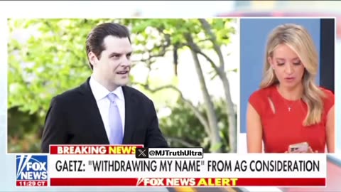 HUGE NEWS: Matt Gaetz Withdraws From His Nomination For AG