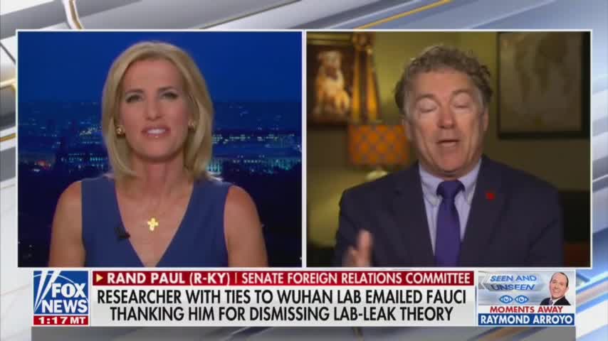 Rand Paul talks about Fauci COVID Corruption