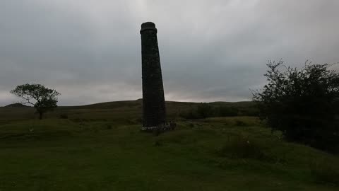Having a look at the tower in Dartmoor