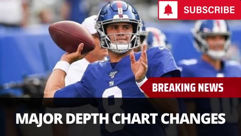 Giants Make Major Change To Depth Chart After Jones Benching