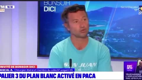 MME CLOAREC ( INFIRMIÈRE) ET MR PASCAL ( CHIRURGIEN) sur BFM