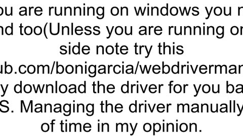 chrome is not able to run in Selenium Webdriver i am using selenium 301 chrome v540