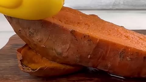 Sweet potato with ducky butter viral foodiebeats