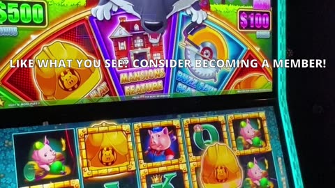 MANSION FEATURE!!! #slots #casino #slotmachine #slotwin #jackpot #bonusfeature #casinogame #gambling