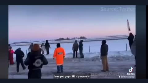 Children in Canada Thanking Truckers