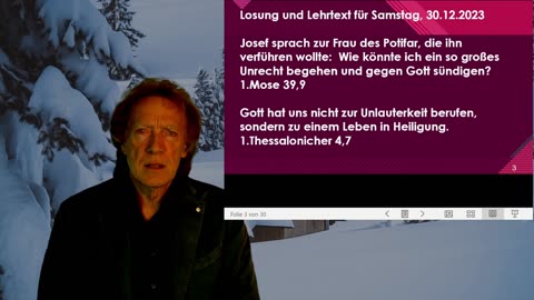 Losung - Wort zum Tag 30.12.23