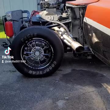 Drag racing 1969 Baracuda