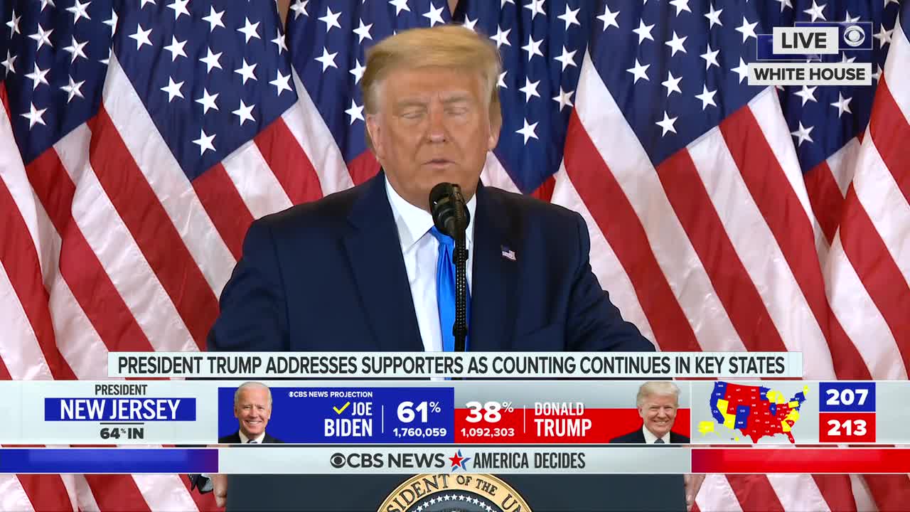 President Trump Victory speech.
