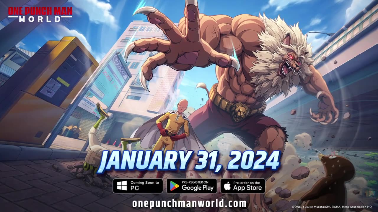 One Punch Man_ World - Official Launch Date Announcement Trailer