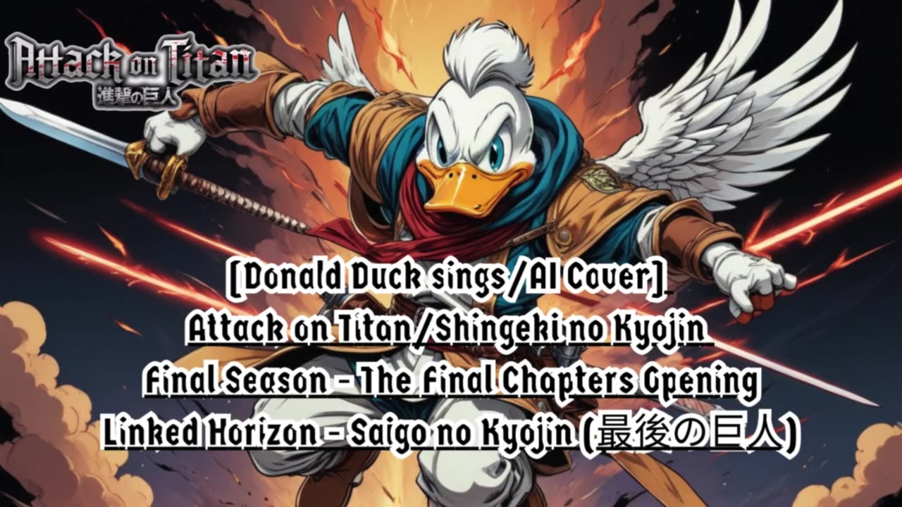 [Donald Duck AI Cover] AttackonTitan:FinalSeason TheFinalChapters LinkedHorizon - Saigo no Kyojin