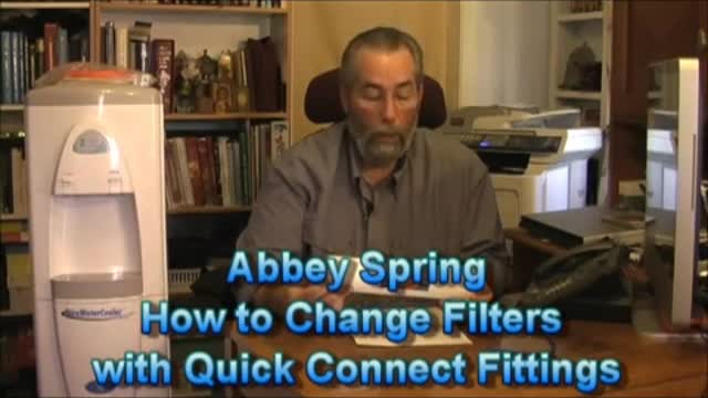 Abbey Spring: How to Change a Bottleless Water Cooler Filter