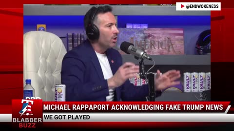 Michael Rappaport Acknowledging Fake Trump News