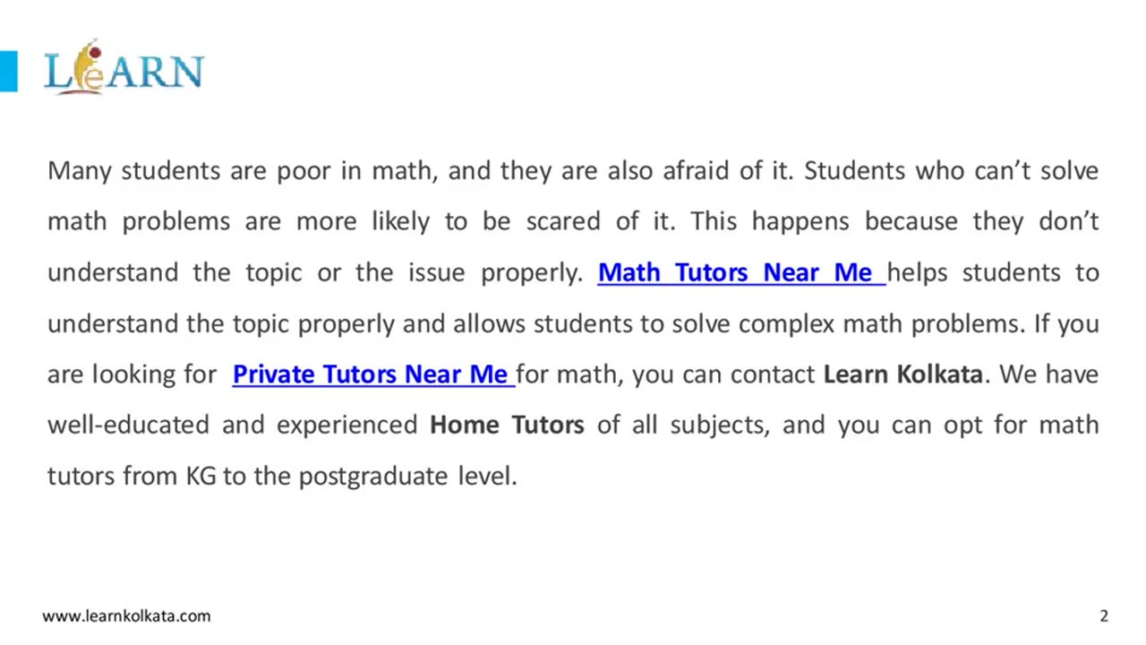 Why Does Every Student Need A Math Tutor?