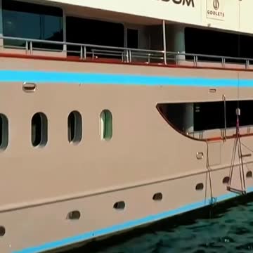 Andrew tate on his $100m super yacht in Croatia
