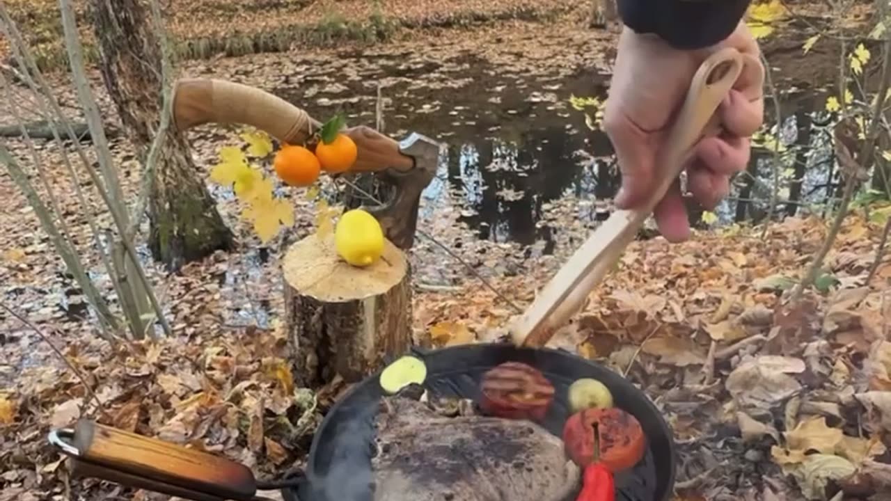 Campsite fried steak