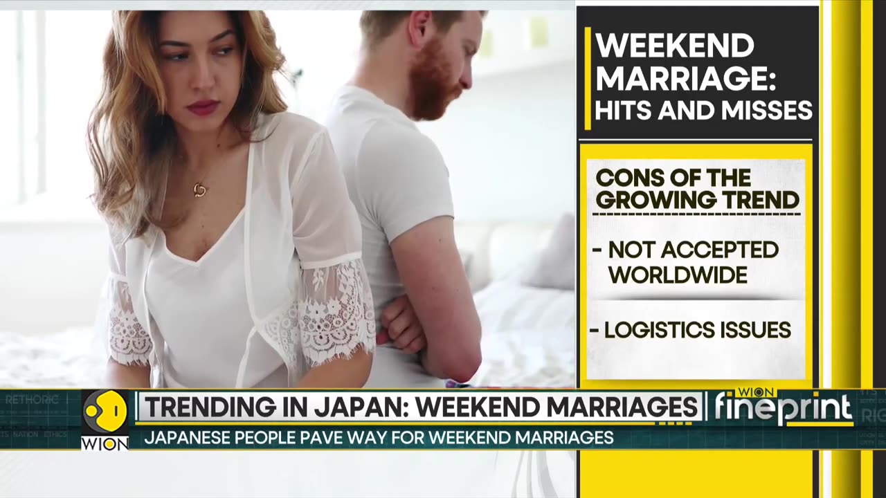 Trending in Japan: Weekend marriages | International News | English News | Top News | WION