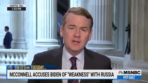 Sen. Bennet_ McConnell Accusing Biden Of 'Weakness' With Putin 'Just Words'