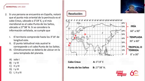 SEMESTRAL VALLEJO 2021 | Semana 01 | Geografía S2