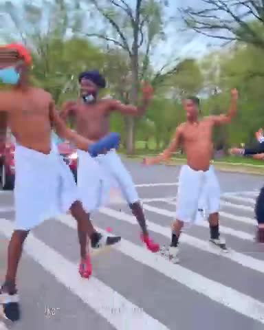 Funny crossroad dance in DC